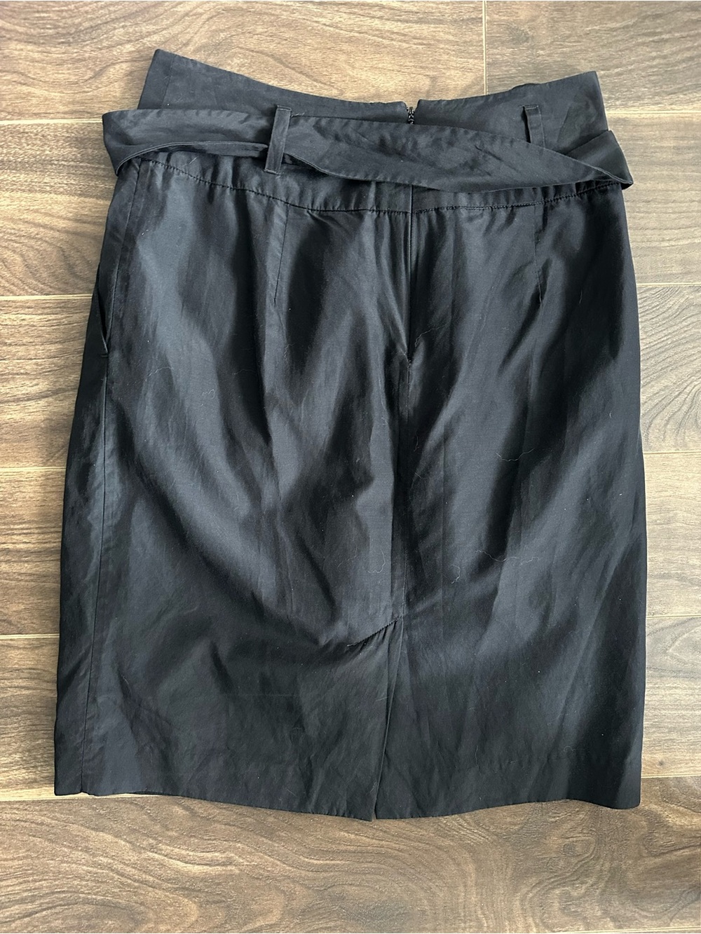 Banana Republic Black Belted Pencil Skirt